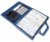 Leather Mexican Train Game Set - Blue